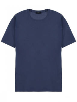 Herno - Blue Round Neck T-Shirt (XL)
