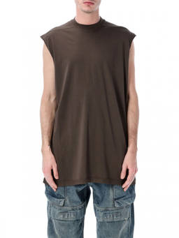 Rick Owens - Dark Brown Sleeveless T-Shirt