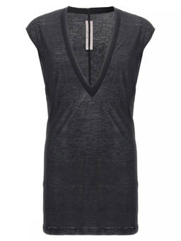 Rick Owens - Black Sleeveless T-Shirt