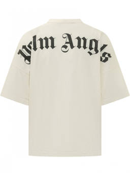 Palm Angels - Off White Oversized T-Shirt