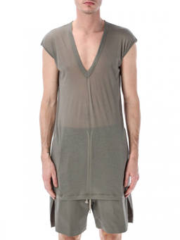 Rick Owens - Olive V Neck T-Shirt (M)