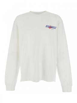 Dsquared2 - White Relaxed Logo T-Shirt