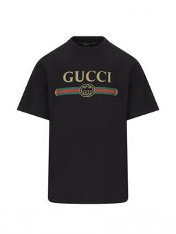 Gucci - Black Regular Logo T-Shirt