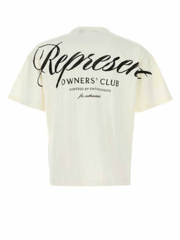 REPRESENT - White Cotton T-Shirt
