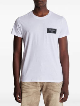 BALMAIN - White Crew Neck T-Shirt (S)