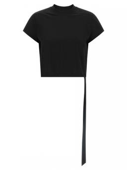 Rick Owens - Black Cropped Small Level T T-Shirt
