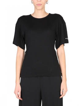 Stella McCartney - Black Solid Crew Neck T-Shirt