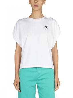 Department 5 - White Logo Crew Neck T-Shirt (M)