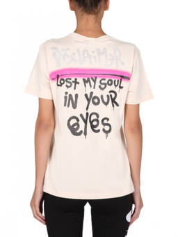 Rotate Birger Christensen - Beige Logo Crew Neck T-Shirt