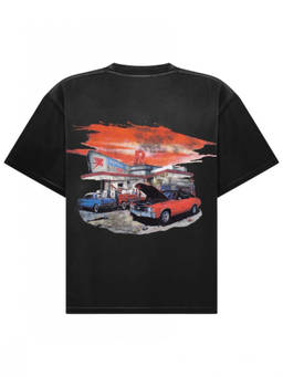REPRESENT - Black Graphic Crew Neck T-Shirt