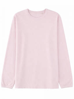 Sunflower - Pink Solid Crew Neck T-Shirt