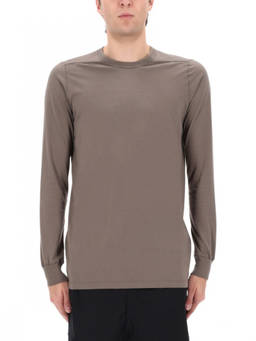 Rick Owens - Grey Solid Crew Neck T-Shirt