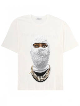 Ih Nom Uh Nit - White Graphic Crew Neck T-Shirt (XL)
