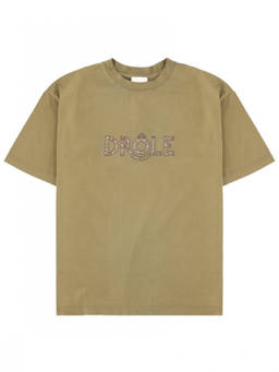 Drole De Monsieur - Brown Logo Crew Neck T-Shirt