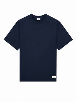 Saint Laurent - Navy Blue Crew Neck T-Shirt