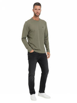 Boss - Green Logo Full Sleeves T-Shirt