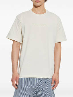 JW Anderson - White Crewneck Logo T-Shirt (M)