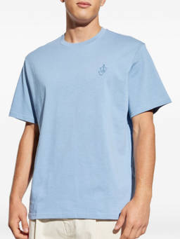 JW Anderson - Blue Logo-Embroidered T-Shirt (S)