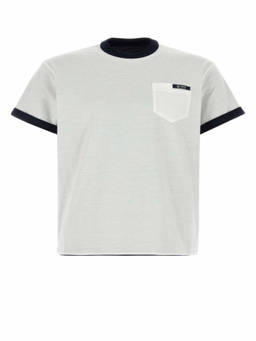 PRADA - White Crew Neck T-Shirt