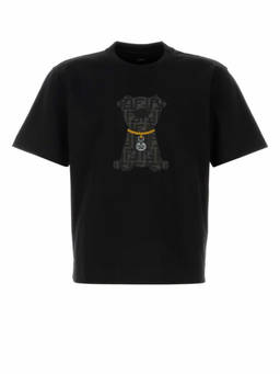 Fendi - Black Crew Neck T-Shirt (S)