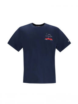 MC2 Saint Barth - Navy Blue Graphic T-Shirt (XL)