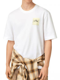 AMI Paris - White Crew Neck T-Shirt