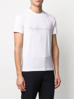 Giorgio Armani - White Logo T-Shirt