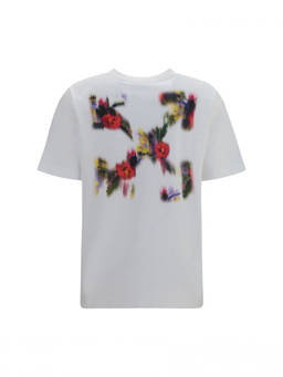 OFF-WHITE - White Graphic Crew Neck T-Shirt