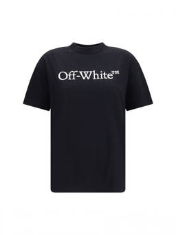 OFF-WHITE - Black Logo Crew Neck T-Shirt