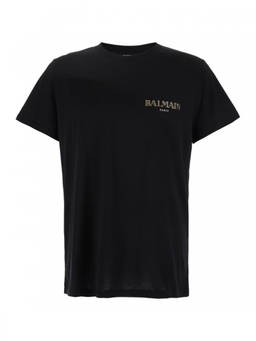 BALMAIN - Black Classic T-Shirt (S)