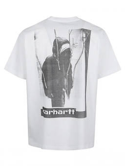 Carhartt - White Logo Cotton T-Shirt