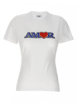 VETEMENTS - White Amor T-Shirt (L)
