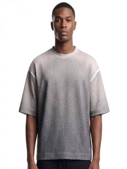 EMPORIO ARMANI - Brown Ombre Crew Neck T-Shirt (L)