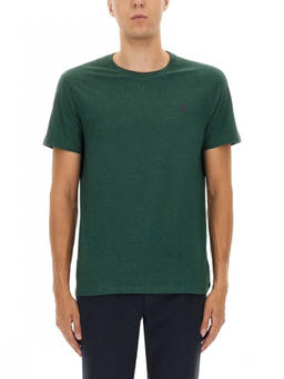 POLO RALPH LAUREN - RALPH LAUREN Green Logo Crew Neck T-Shirt