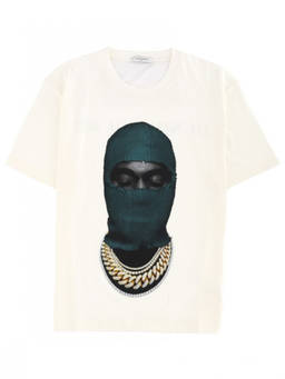 Ih Nom Uh Nit - White Graphic Crew Neck T-Shirt (XL)
