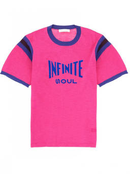Wales Bonner - Fuchsia Graphic Crew Neck T-Shirt