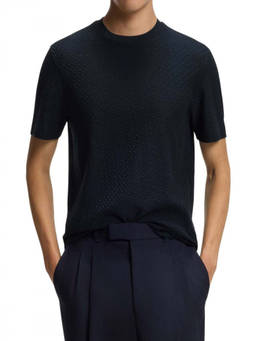 Boss - Dark Blue Solid T-Shirt (3XL)