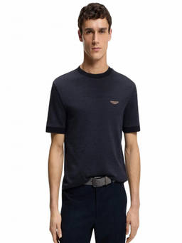 Boss - Dark Blue Crew Neck T-Shirt (M)