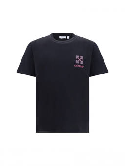 OFF-WHITE - Black Graphic Logo T-Shirt