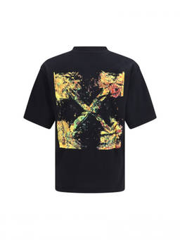 OFF-WHITE - Black Crew Neck T-Shirt
