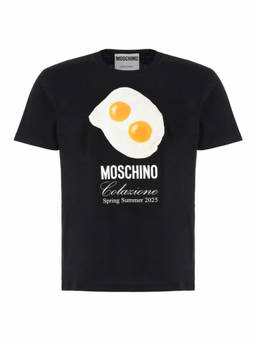 Moschino - Black Crew Neck Logo T-Shirt (M)