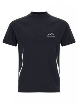 Balenciaga - Dark Blue Logo T-Shirt