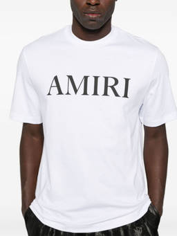 Amiri - White Logo Print T-Shirt (S)