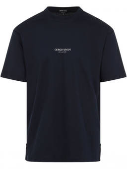 Giorgio Armani - Navy Blue Logo T-Shirt