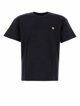 Carhartt WIP - Navy Blue Crewneck Logo T-Shirt