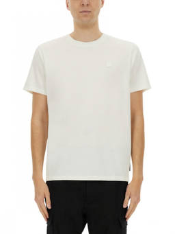 Moose Knuckles - White Solid Crew Neck T-Shirt (2XL)