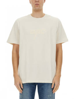 A.P.C. - White Logo Crew Neck T-Shirt (2XL)