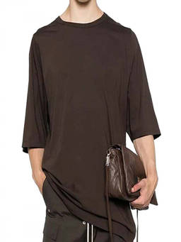 Rick Owens - Dark Brown Solid T-Shirt
