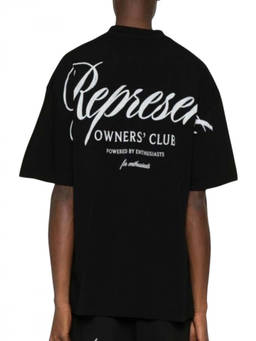 REPRESENT - Black Crew Neck T-Shirt