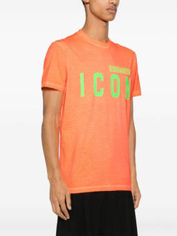 Dsquared2 - Orange Cotton T-Shirt (S)
